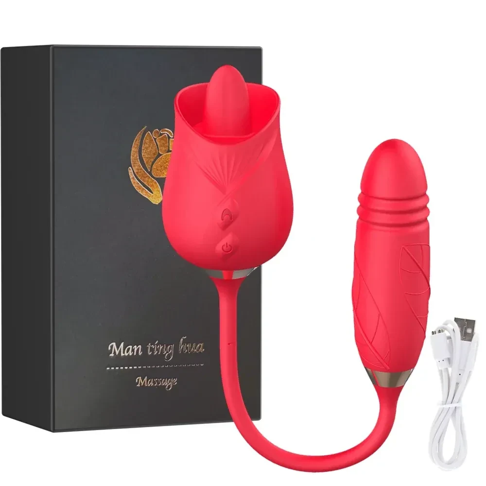 realistische zungenstimulation vibrator