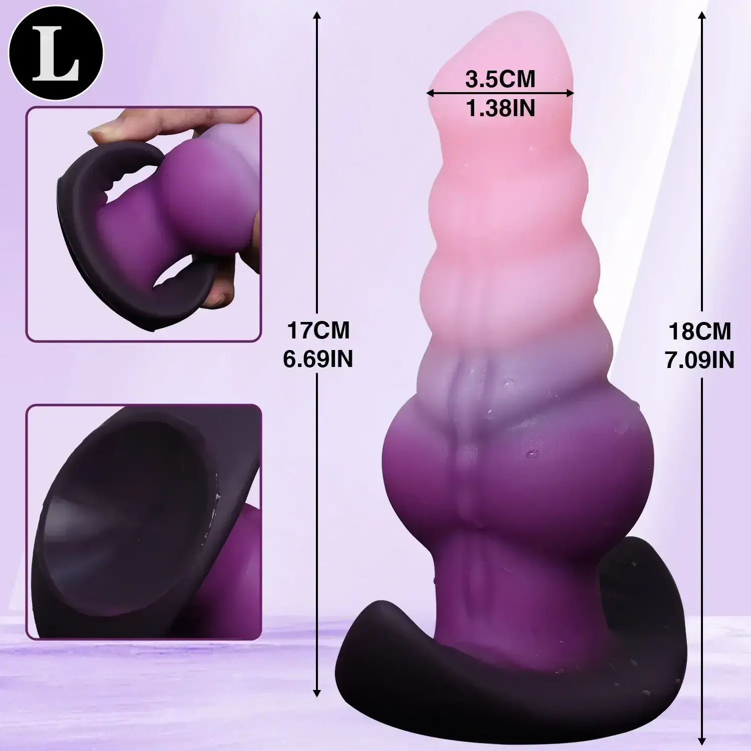 realistischer anal plug silikon saugnapf