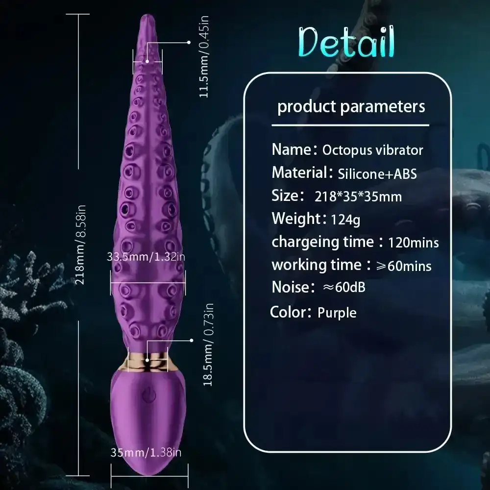 sanfter octopus silikon vibrator