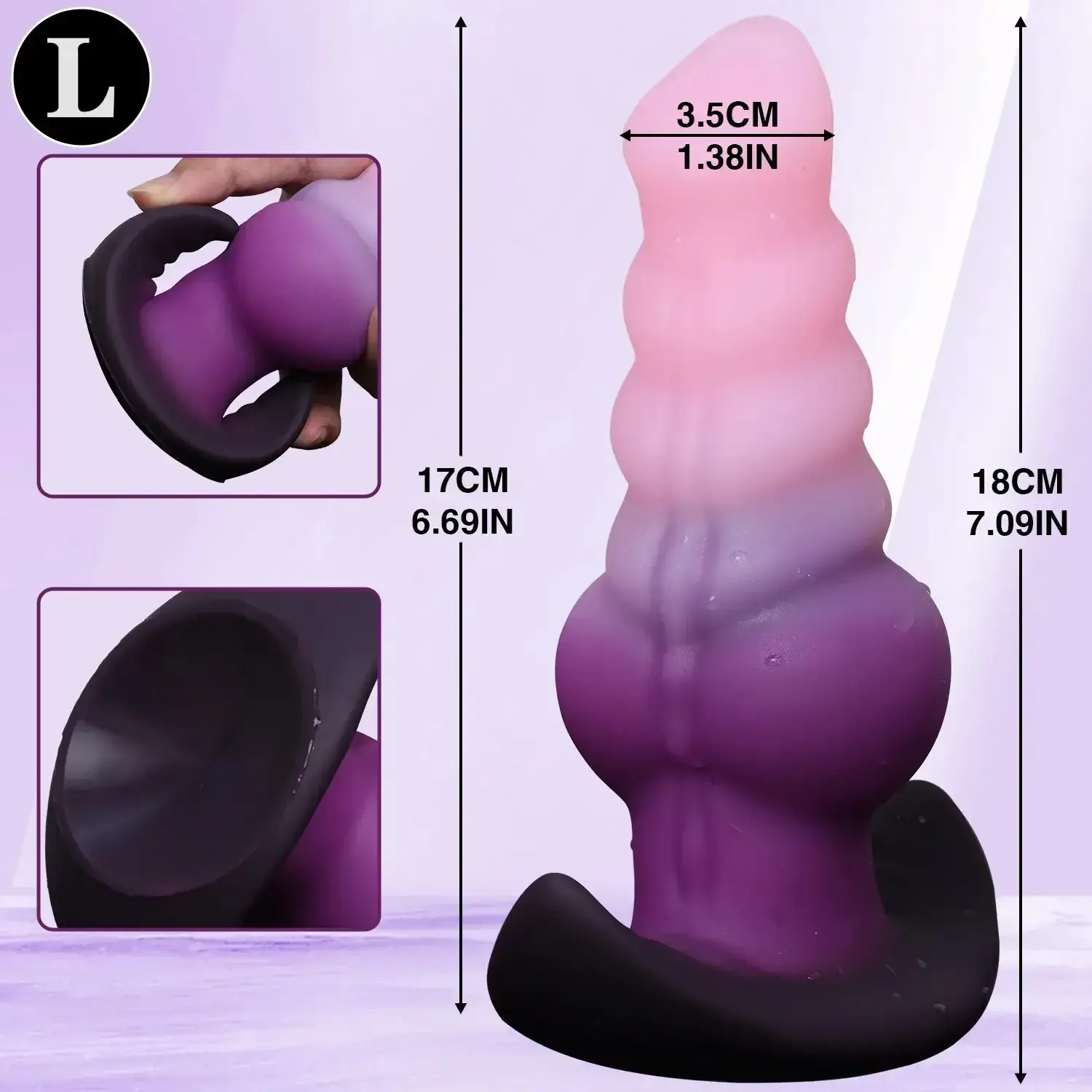 silikon anal plug 16cm gradient