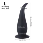silikon anal plug große form