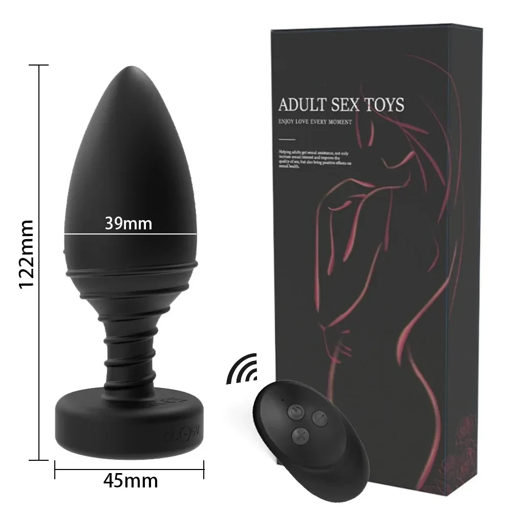 silikon anal plug schwarz
