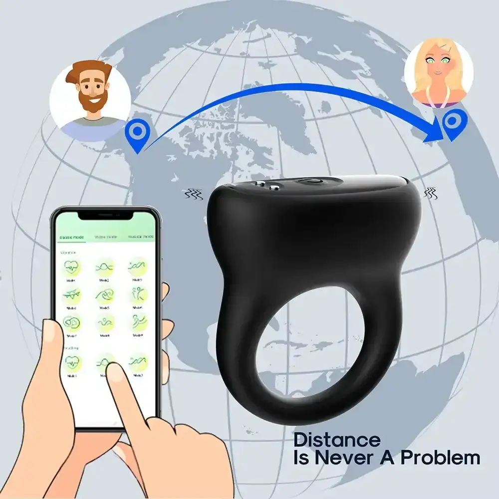 silikon cockring mit app funktion