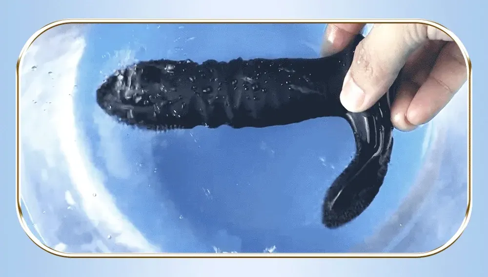 silikon dildo blau mit fernbedienung