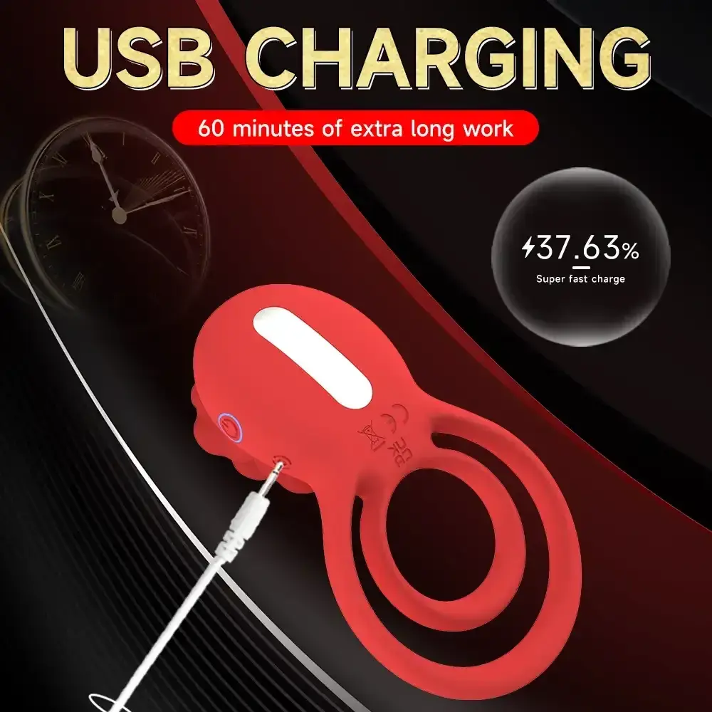 silikon g punkt ring mit fernsteuerbarer vibration
