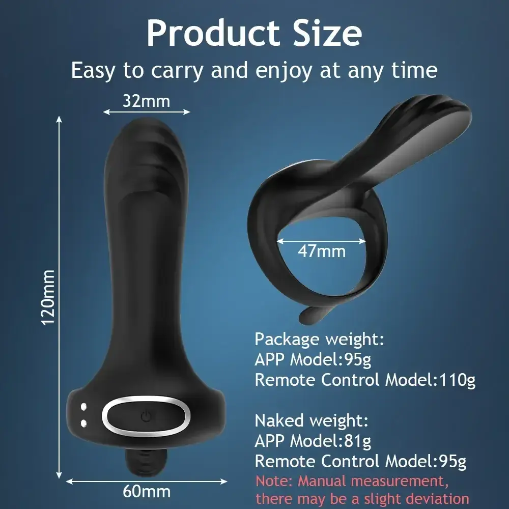 silikon prostata probe mit app steuerung