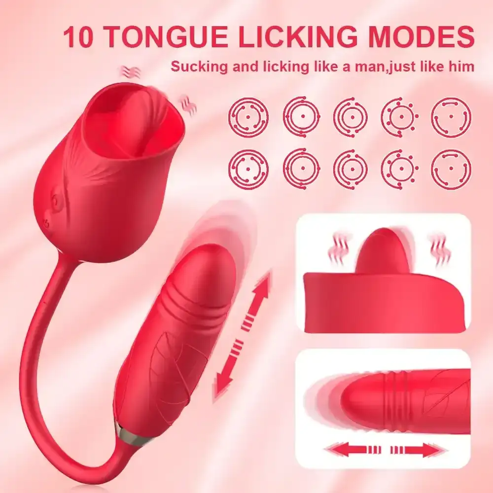 silikon zungen vibrator 10 modi