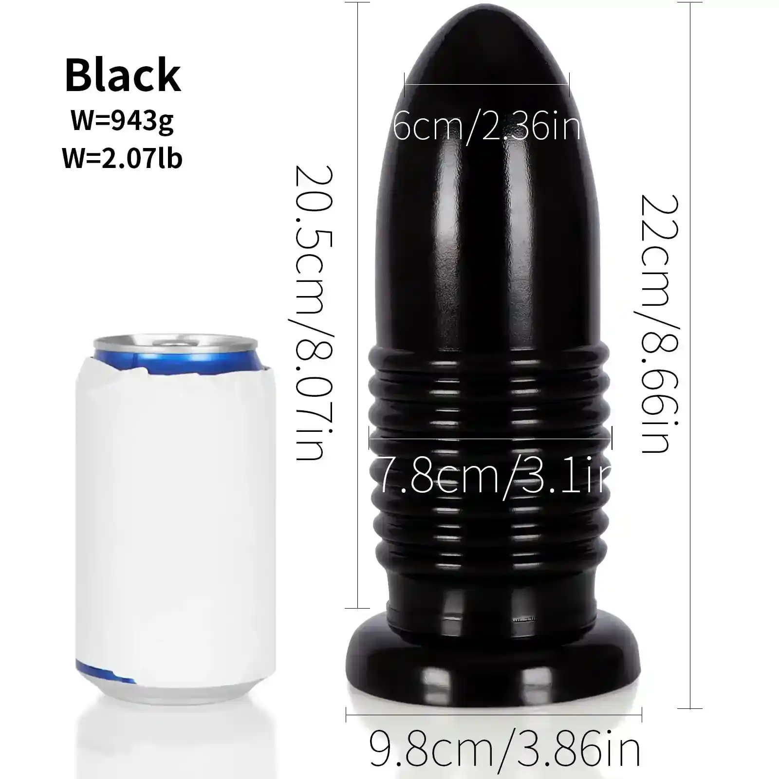 starker saugnapf dildo schwarz