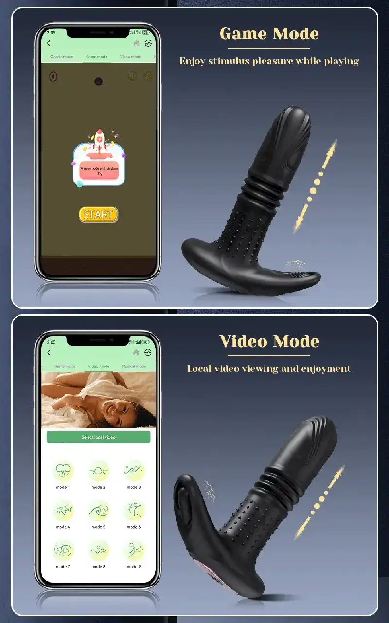 teleskopischer vibrator anal