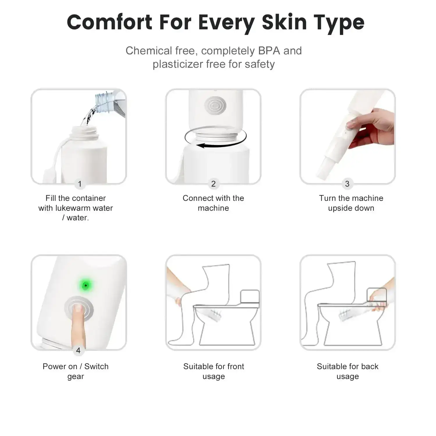 tragbares reise bidet reinigung