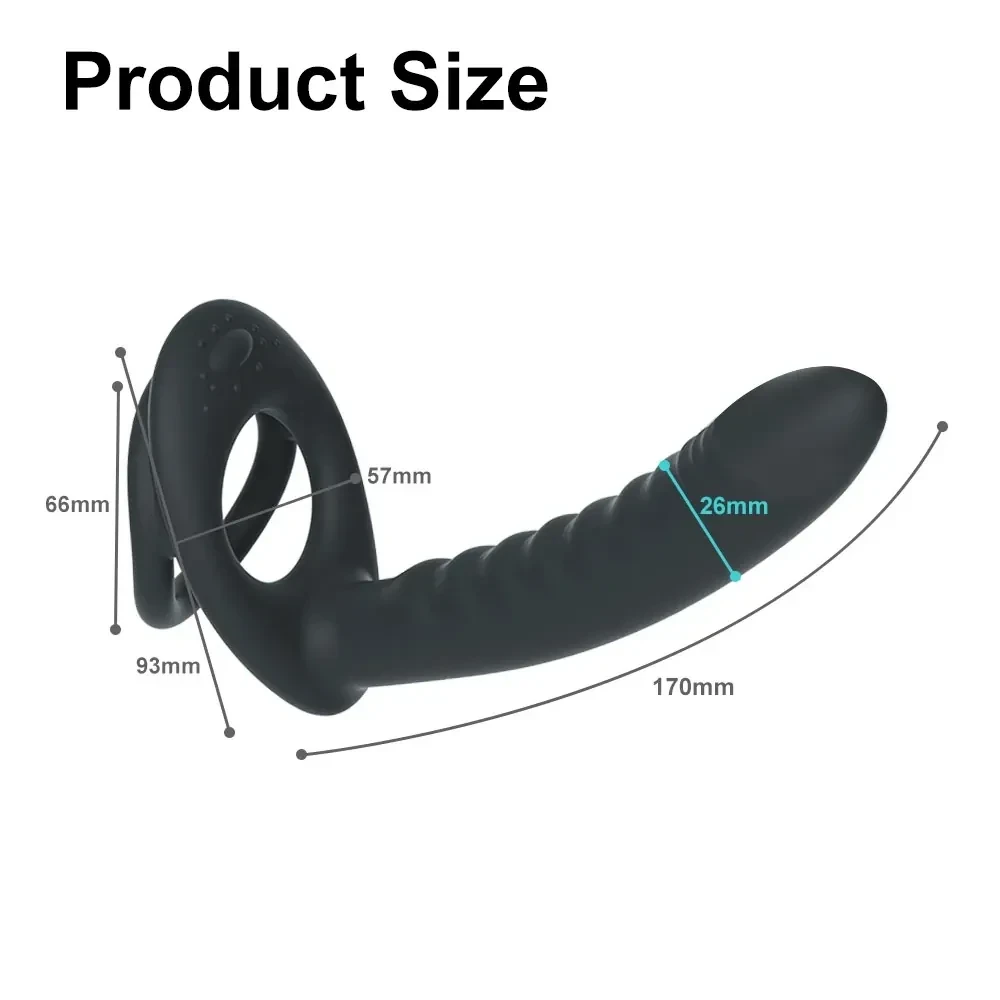 vibrierender anal plug doppelt