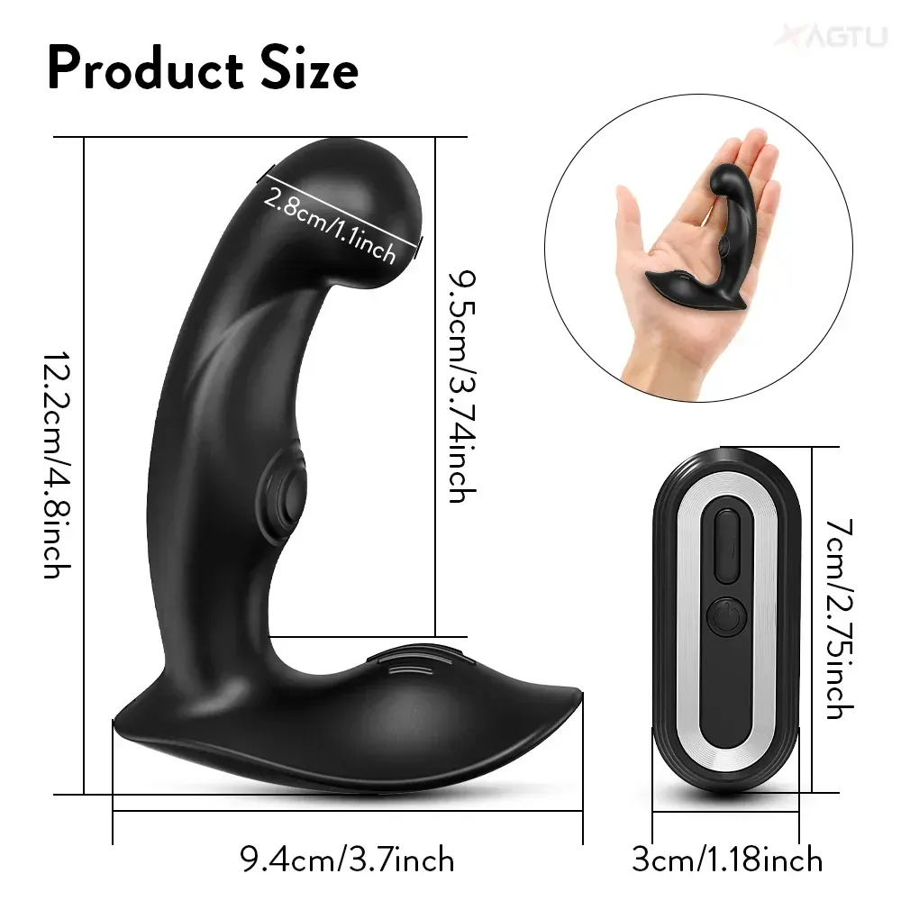 wasserdichter anal vibrator dc laden