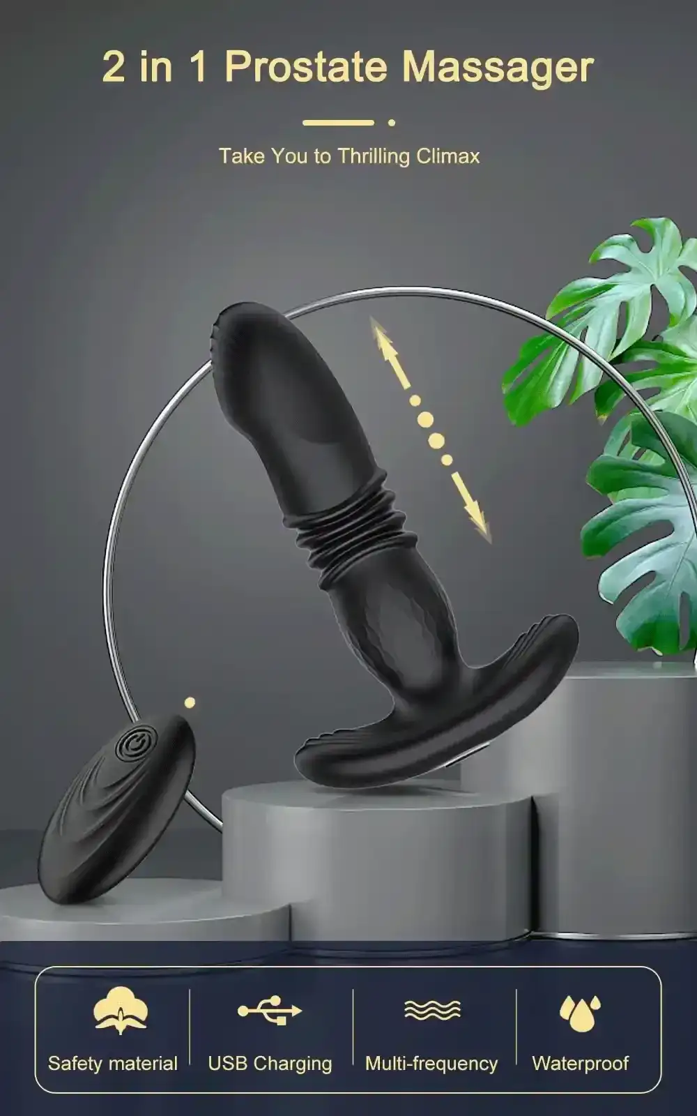 wasserfester anal plug mit fernbedienung 1