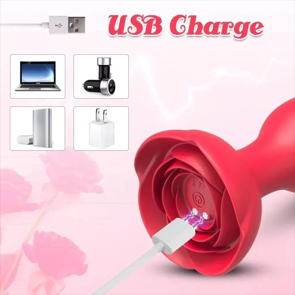 weicher körperfreundlicher silikon vibrator rosa
