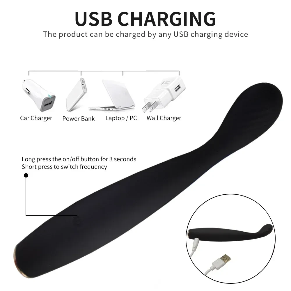 wiederaufladbarer silikon vibrator usb